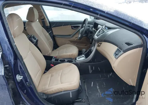 2013 Hyundai Elantra Gls/Limited z USA, uszkodzony, nr VIN 5NPDH4AE2DH155492